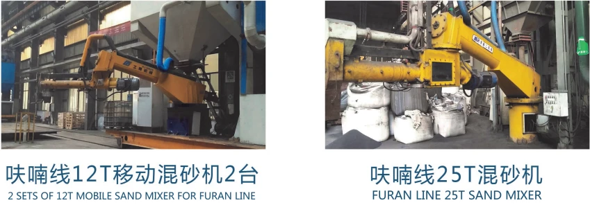 production equipment of valve casting