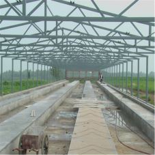 Prefabricated Steel Structure Metal Frame Poultry Farm House Cow Barn Building