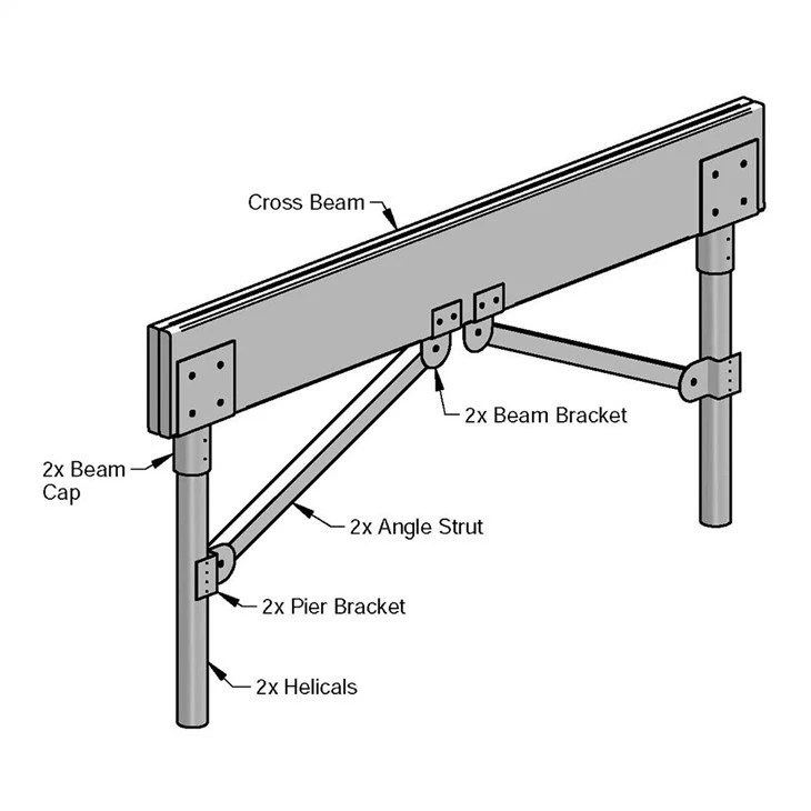 Steel structure pier
